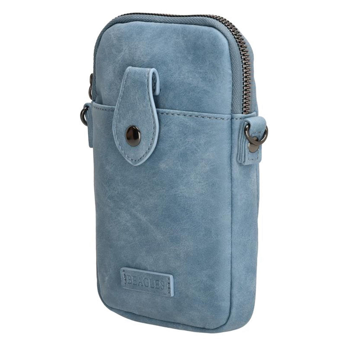 Beagles fontecada bolso para teléfono azul acero