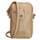 Bolso para teléfono Beagles dorado claro