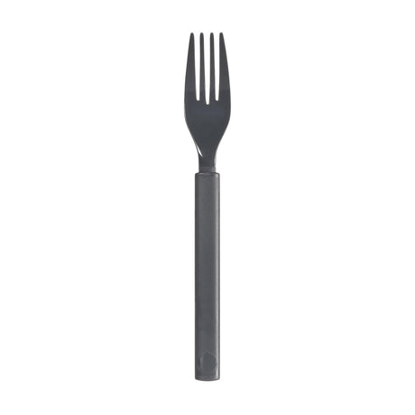Duni tenedor plastico granito reutilizable 18cm caja de 6 piezas
