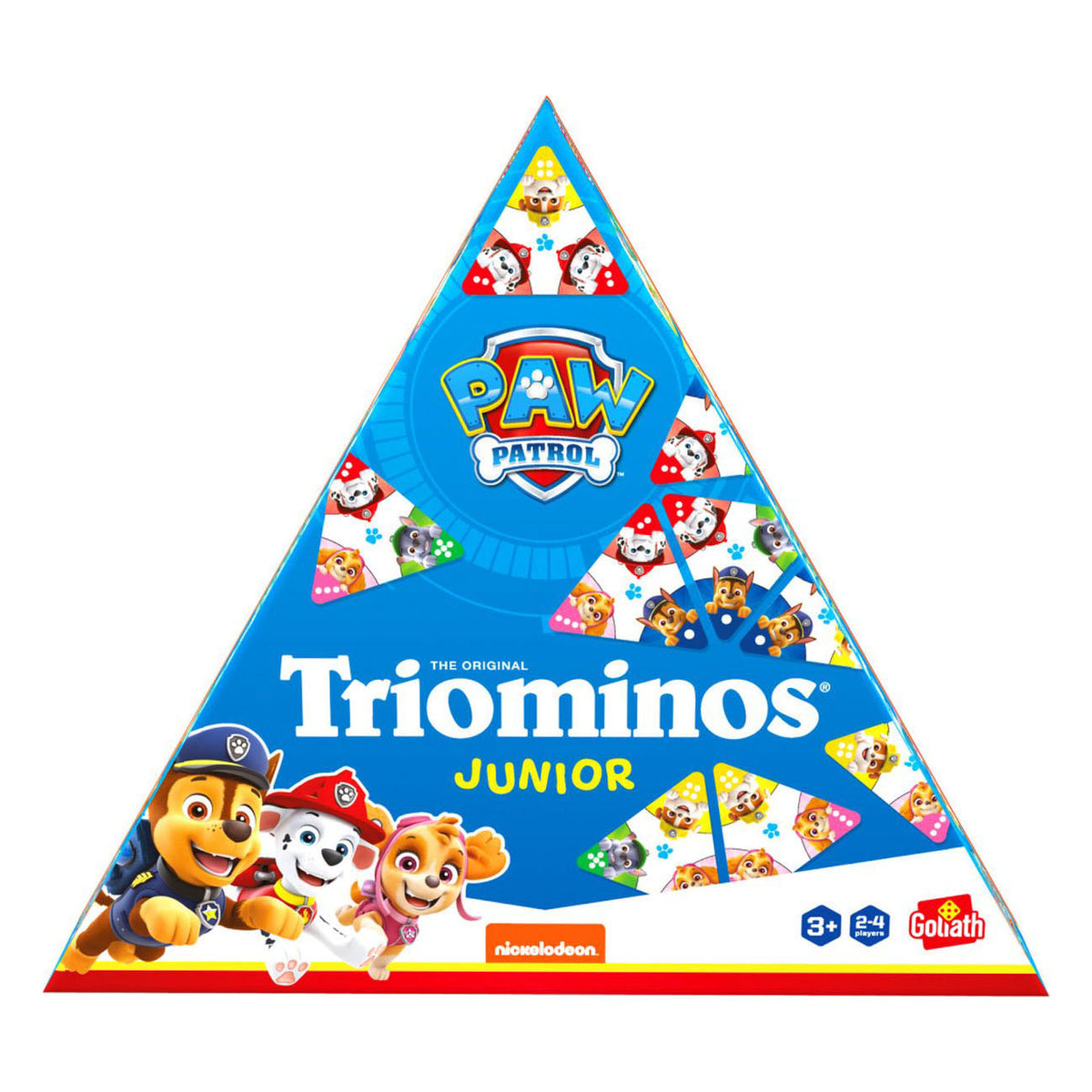 Goliath triominos junior patrulla canina - juego de mesa - juego para niños - juega triominos con tu personaje favorito de la patrulla canina.