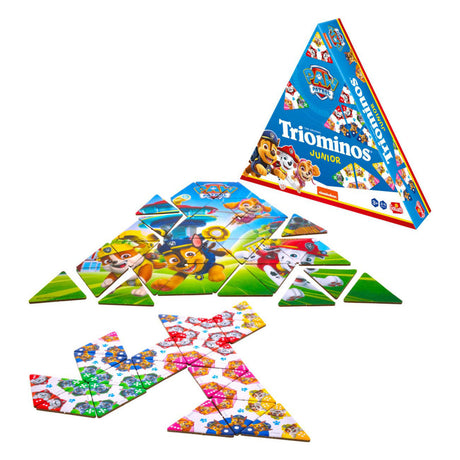 Goliath triominos junior patrulla canina - juego de mesa - juego para niños - juega triominos con tu personaje favorito de la patrulla canina.
