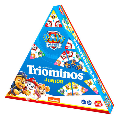 Goliath triominos junior patrulla canina - juego de mesa - juego para niños - juega triominos con tu personaje favorito de la patrulla canina.