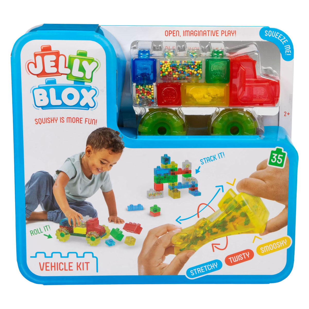 Goliath jelly blox - set de vehículos - 35 uds.