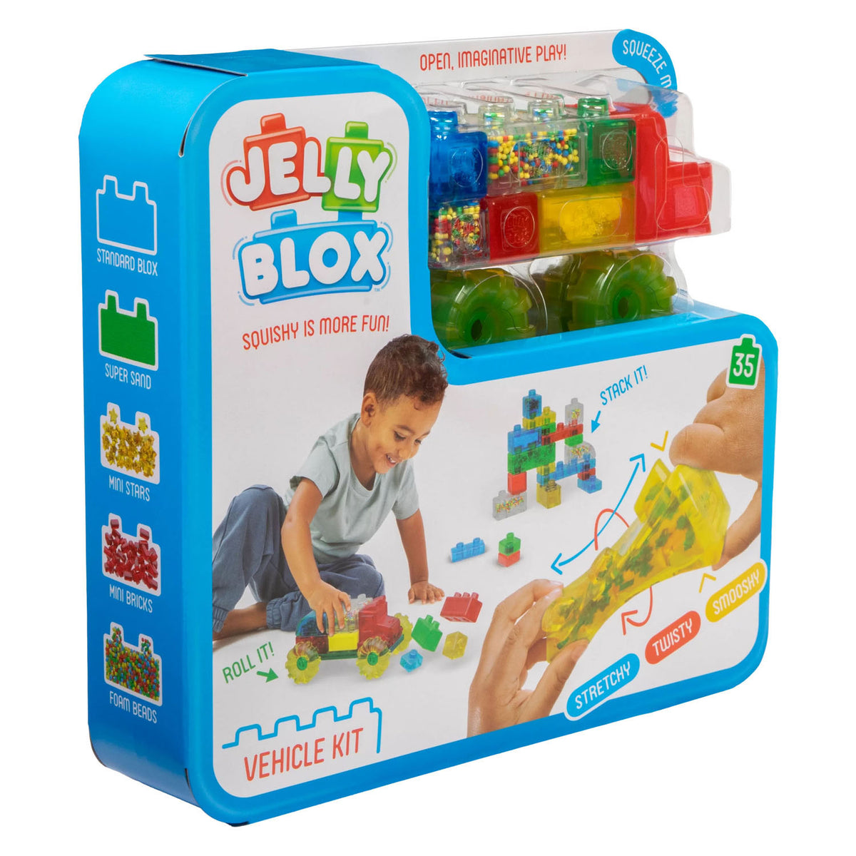Goliath jelly blox - set de vehículos - 35 uds.