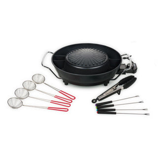 Set de parrilla y olla caliente Tristar