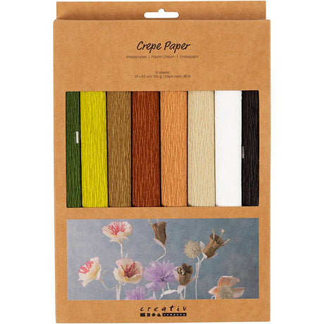 Empresa creativa https: www.cchobby.nl hoja-de-papel-crepé-25x60-cm-crepe-ratio-180-105-gr-natural-8-hoja-1-caja