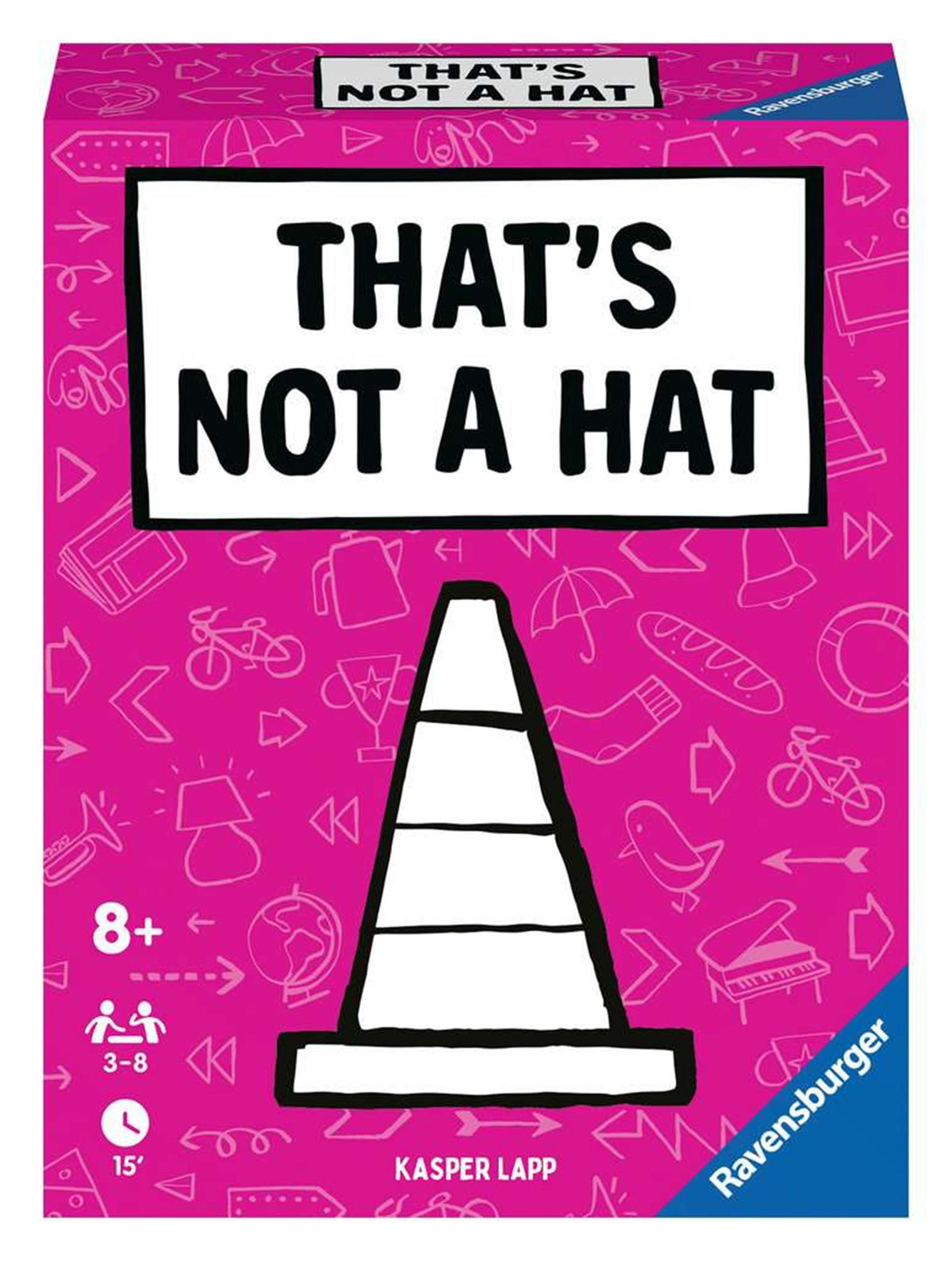 Ravensburger eso no es un juego de cartas con sombrero