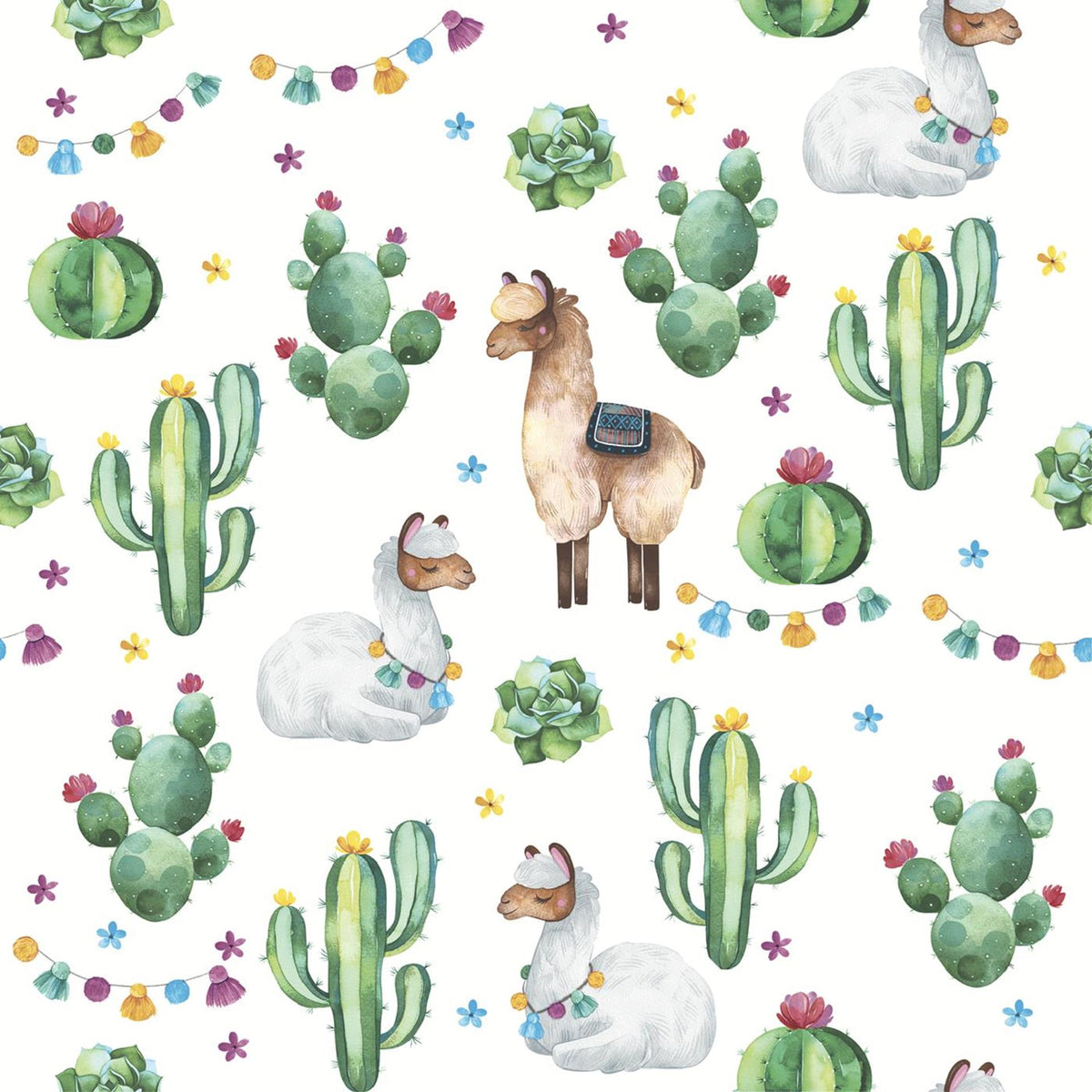 Duni servilletas lamas 33x33cm 20 piezas