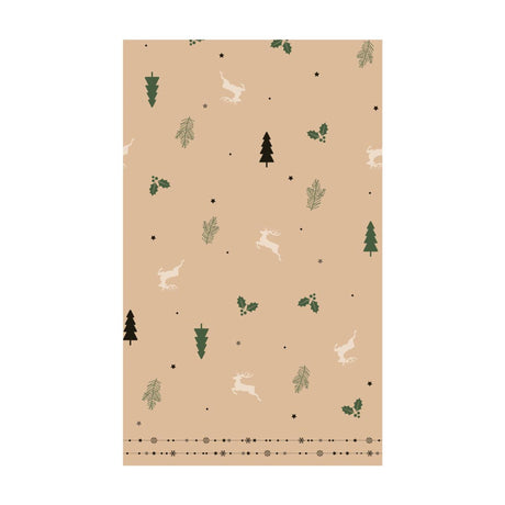 Mantel Duni natural yuletid 220cm