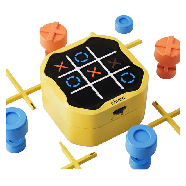 Juego de pernos tres en raya Giiker - amarillo