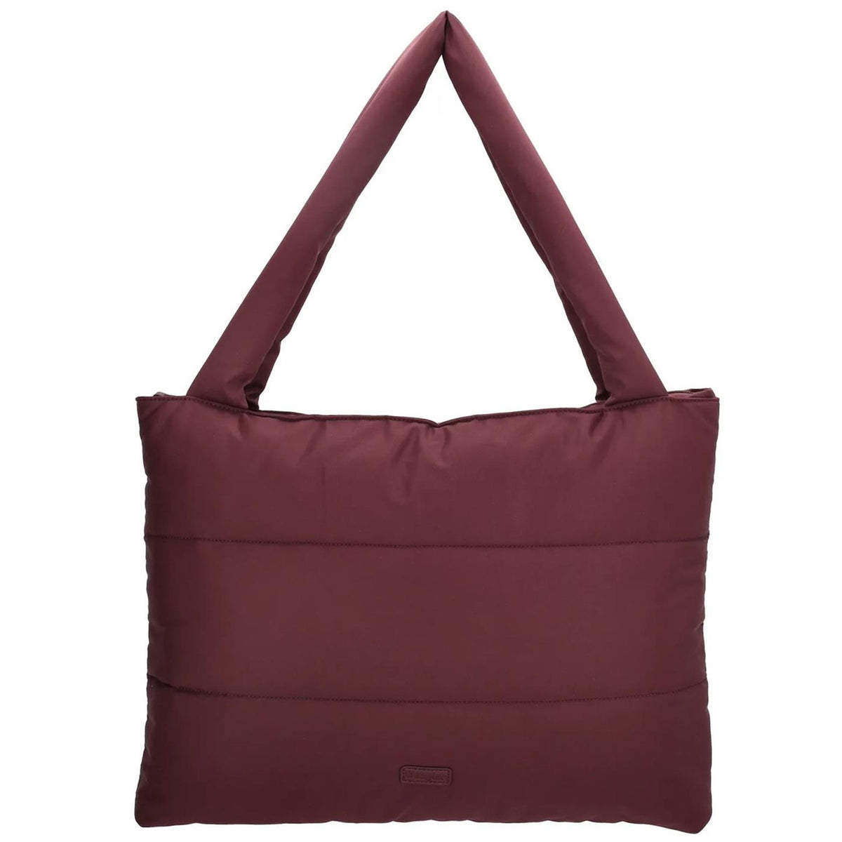 Bolso shopper beagles calvia 40x55x7cm rojo burdeos