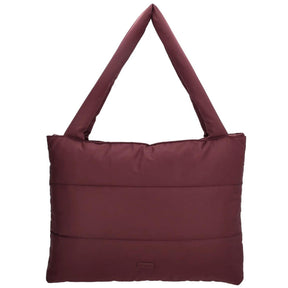 Bolso shopper beagles calvia 40x55x7cm rojo burdeos