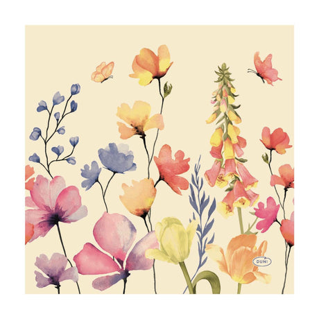 Servilletas Duni paraíso floral tejido de 3 capas 33x33cm