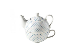 Té acogedor y moderno para un triángulo azul