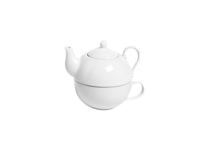 Acogedor té de moda para uno ã˜10xh14cm blanco