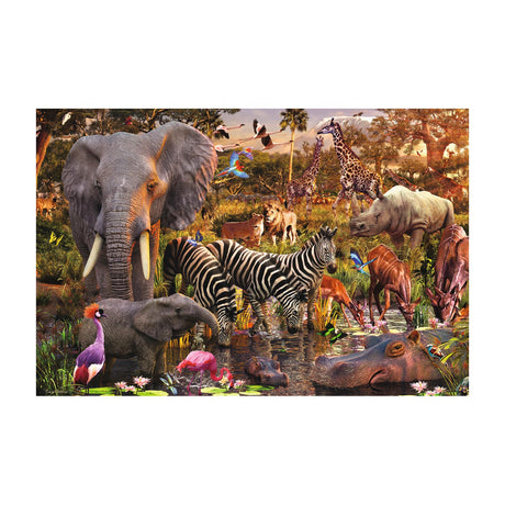 Ravensburger Puzzle Mundo animal africano - Puzzle - 3000 piezas