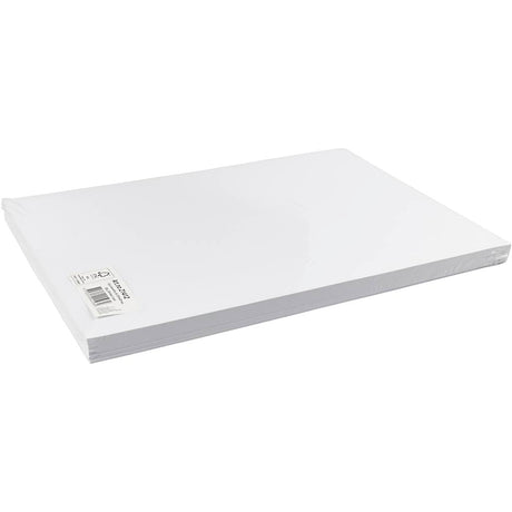 Creativ company cartulina de colores, A3, hoja 297x420 mm, 180 gr, blanco, 100 hojas 1 caja