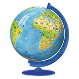 Globo terráqueo infantil Ravensburger xxl (inglés) - Puzzle 3D - 180 piezas
