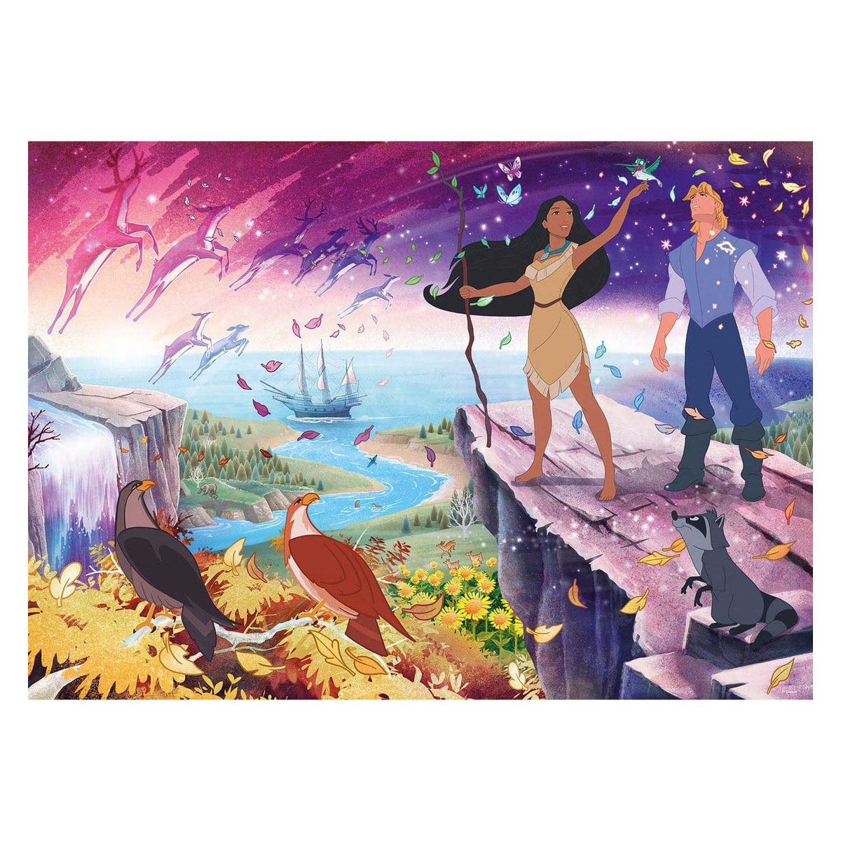 Ravensburger Jigsaw Puzzle Pocahontas, 1000.