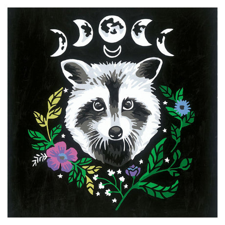 Mapache Ravensburger pixie cold edition - pintura por números para adultos
