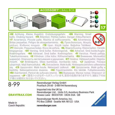 Caja de bola de accesorios de Ravensburger Gravitrax