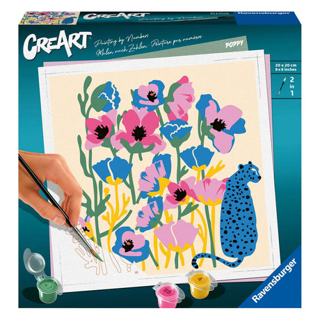 Pintura por números Ravensburger - amapola