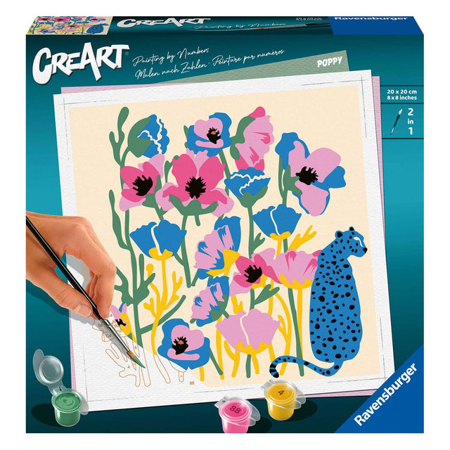 Pintura por números Ravensburger - amapola