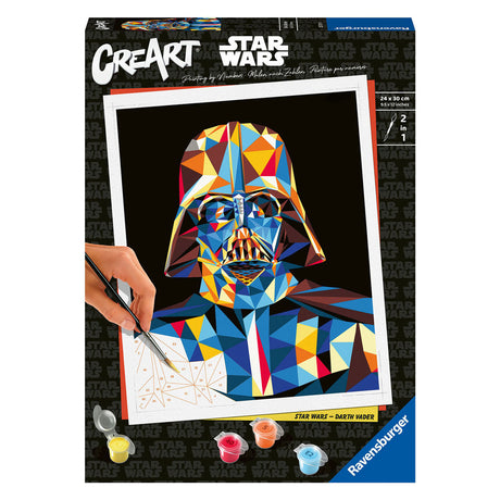 Ravensburger Creart Star Wars: Darth Vader - Pintura por números para adultos