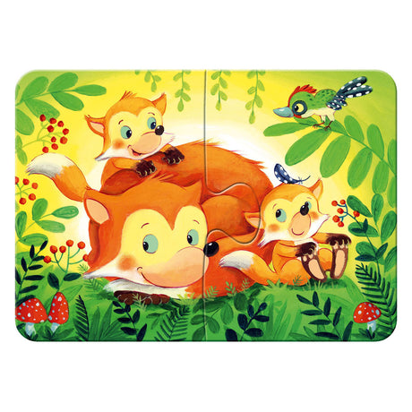 Ravensburger puzzle animales del bosque - rompecabezas - 2, 4, 6, 8 piezas