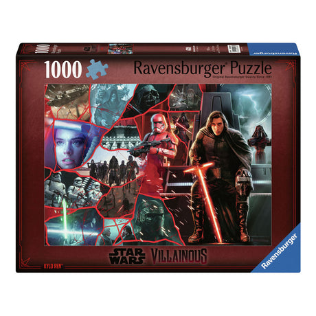Ravensburger Puzzle Star Wars Kylo Ren - Puzzle de 1000 piezas.