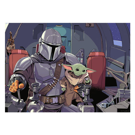 Ravensburger Puzzle Star Wars The Mandalorian - Puzzle de 1000 piezas.