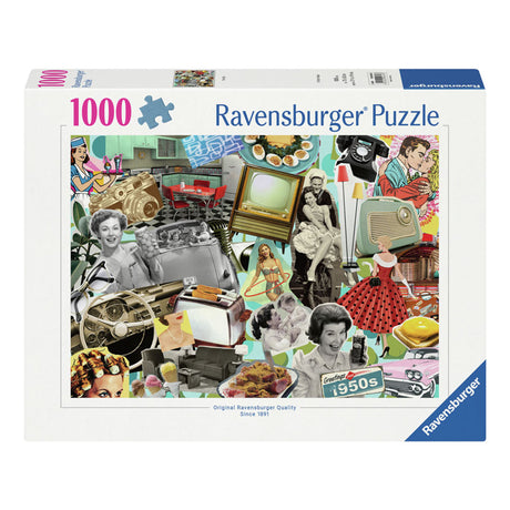 Rompecabezas Ravensburger de los años 50, vintage de 1000 piezas.