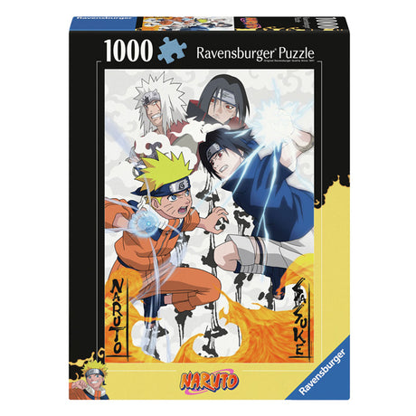 Ravensburger rompecabezas naruto vs sasuke rompecabezas anime de 1000 piezas.