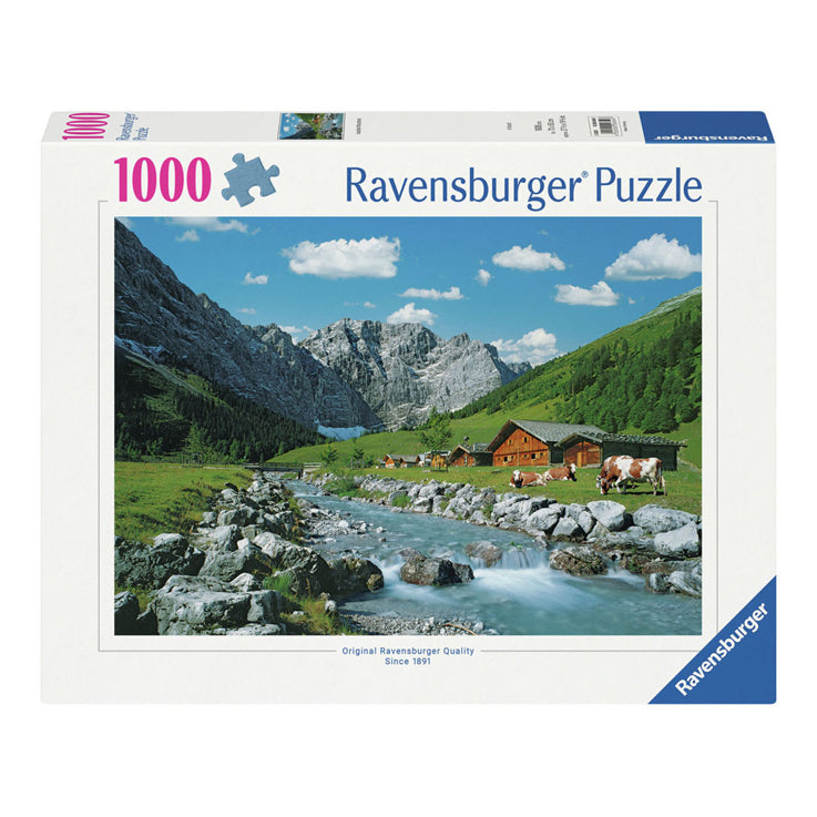 Ravensburger Jigsaw Puzzle Karwendel Mountains Austria, 1000.