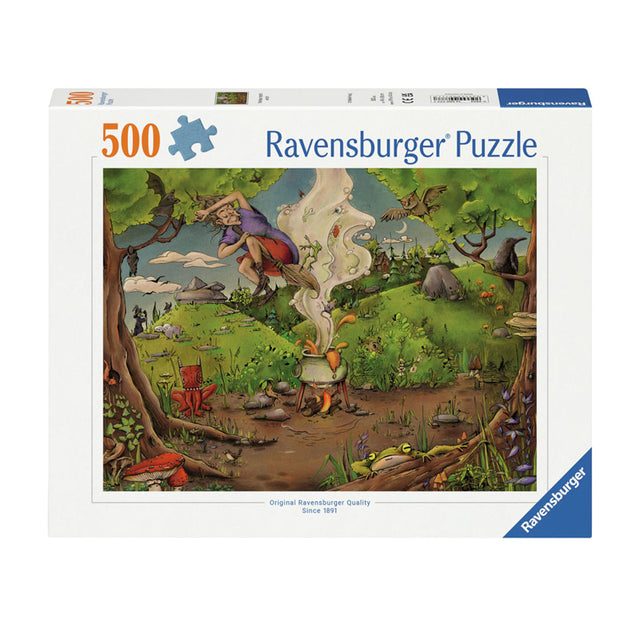 Ravensburger Puzzle en la bruja del bosque - Puzzle - 500 piezas