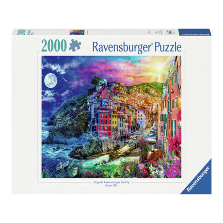 Ravensburger Puzzle Cinque Terre - Puzzle colorido de 2000 piezas.