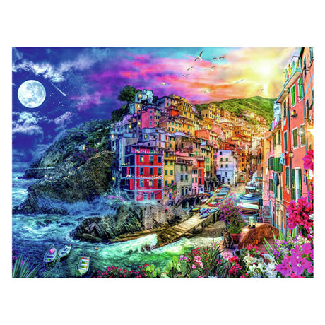 Ravensburger Puzzle Cinque Terre - Puzzle colorido de 2000 piezas.