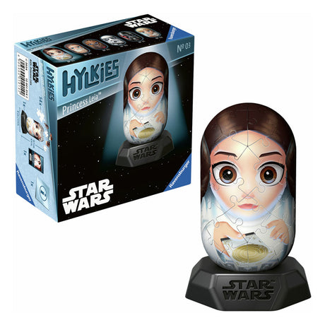 Ravensburger 3d Puzzle Hylkies Star Wars Princess Leia, 54º.