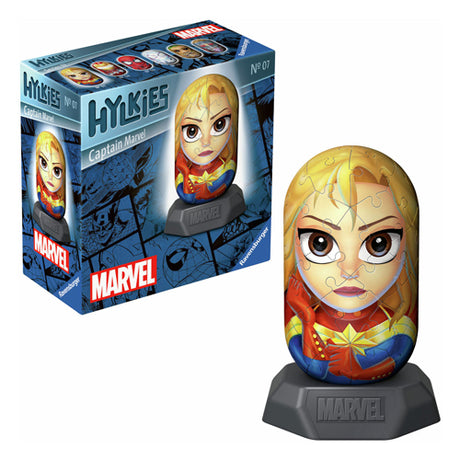 Ravensburger 3D Puzzle Hylkies Marvel Captain Marvel, 54º.