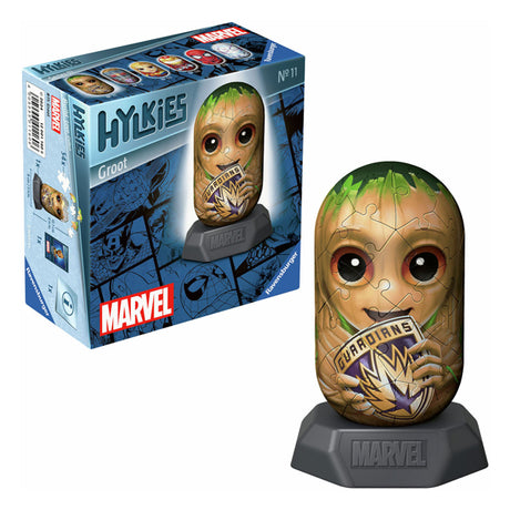 Ravensburger 3D Puzzle Hylkies Marvel Groot, 54º.