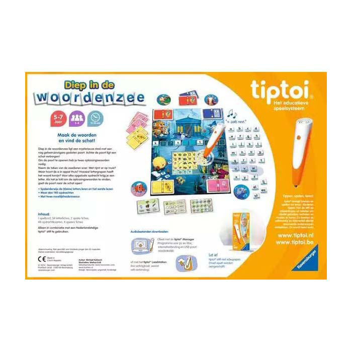 Juego Tiptoi ® en lo profundo del mar de palabras