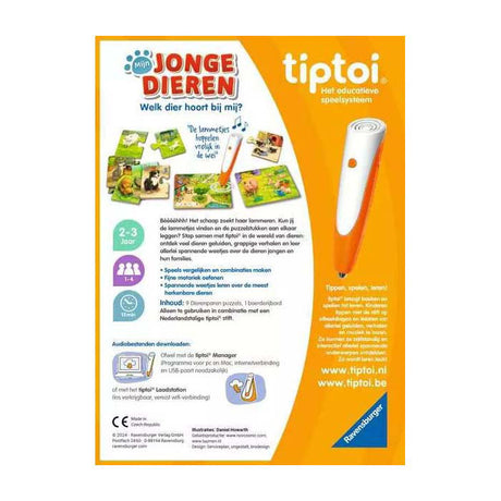 Ravensburger tiptoi mis animales jóvenes - juego interactivo para 1-4 años -