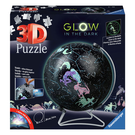 Las constelaciones de Ravensburger brillan en la oscuridad - rompecabezas 3D