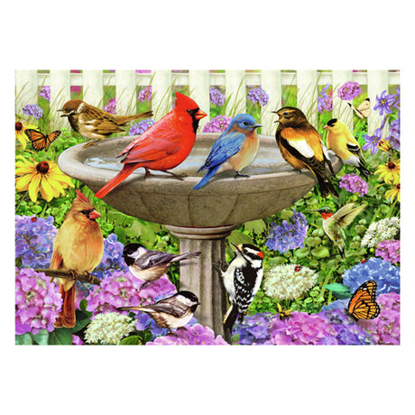 Rompecabezas Ravensburger en el bebedero para pájaros - rompecabezas - 500 piezas