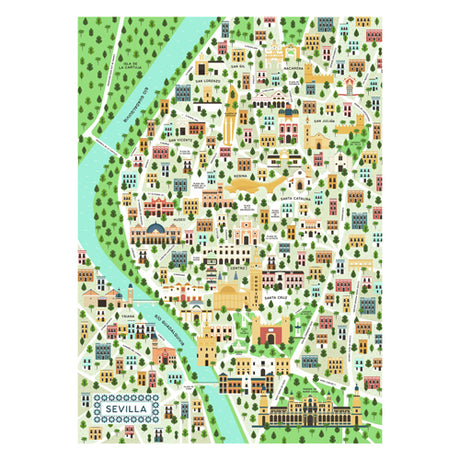 Carpeta de rompecabezas de Jigsaw Ravensburger o Sevilla, 1000.