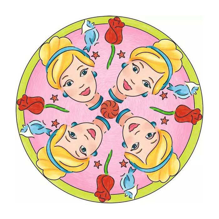 Ravensburger midi mandala diseñador princesa Disney