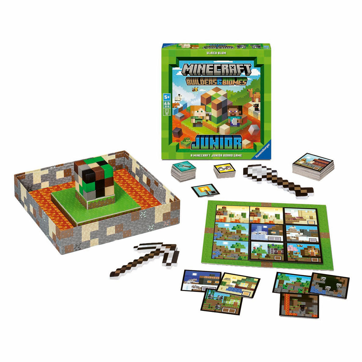 Ravensburger minecraft constructor y bimoes juego infantil junior