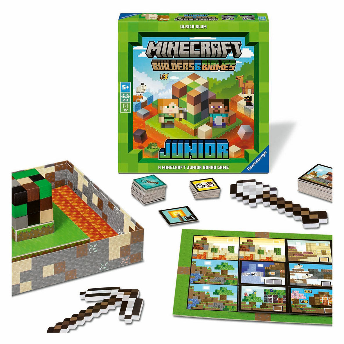 Ravensburger minecraft constructor y bimoes juego infantil junior