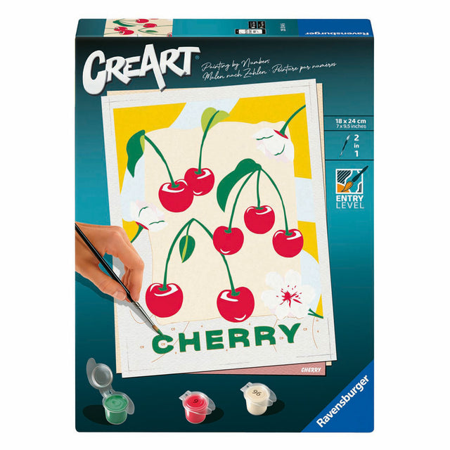Ravensburger creart pintura por números - cereza