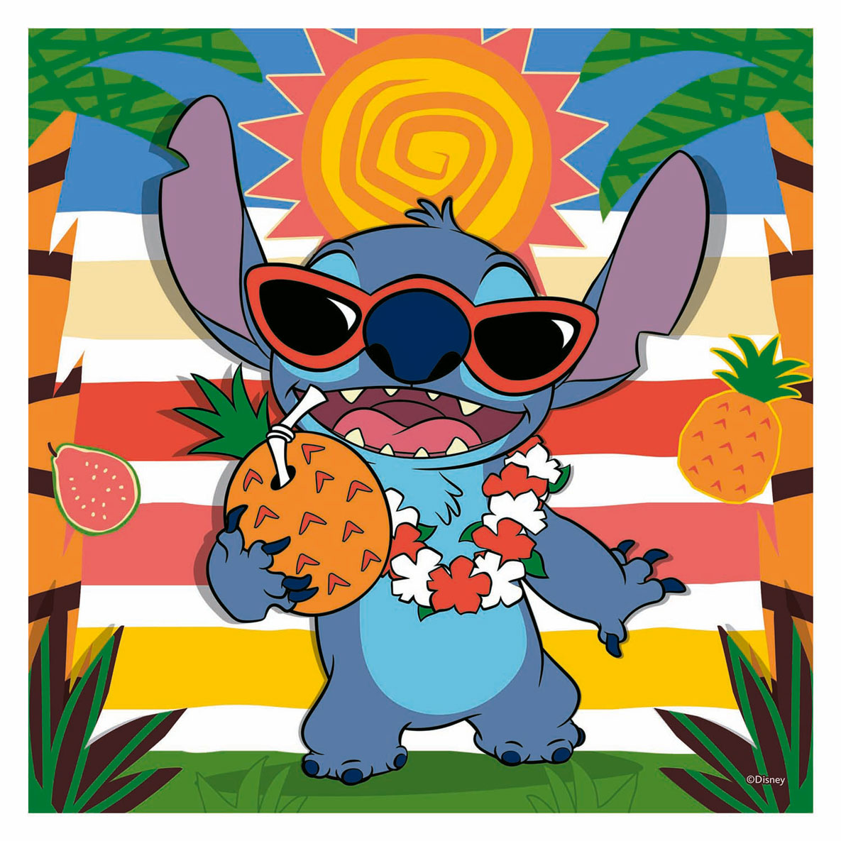 Ravensburger puzzle punto disney 3x49 piezas